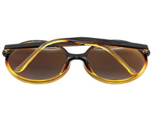 Oversized Classic Vintage Retro Style SUNGLASSES X-Large Round Brown Frame 15032