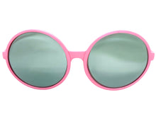 Oversized Classic Vintage Retro Style SUNGLASSES X-Large Round Pink Frame 15032