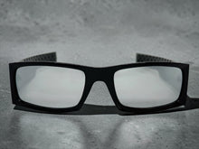 Classic Hardcore Gangster Biker Style Choppers SUNGLASSES Thick Black Frame - Silver Lens 6785