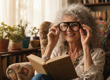 Oversized Classic Vintage Retro Style Clear Lens EYEGLASSES Large Black & Gold Frame 27009