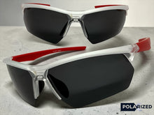 Classic Sporty Wrap Around Fishing Cycling POLARIZED Lens SUNGLASSES Semi Rimless Frosted Frame 5124