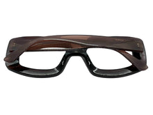 Classy Elegant Modern Retro Style Clear Lens EYEGLASSES Thick Brown Optical Frame 24020