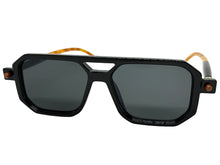 Classic Vintage Retro Luxury Hip Hop Style SUNGLASSES Square Black Frame - Dark Lens E2036