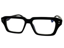 Classic Vintage Retro Style Clear Lens Blue Light Block Computer EYEGLASSES Black Frame 2037