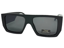 Classic Hardcore Biker Gangster Style LOCS SUNGLASSES Large Super Thick Black Frame - Dark Lens 91301
