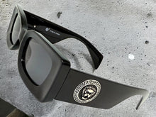 Classic Hardcore Biker Gangster Style SUNGLASSES Black Frame - Dark Lens 5015