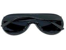 Oversized Vintage Retro Aviator Style SUNGLASSES Large Black Frame 80849