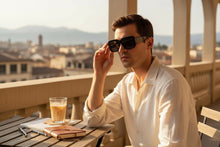 Classic Hardcore Vintage Retro Style SUNGLASSES Thick Square Black Frame M362