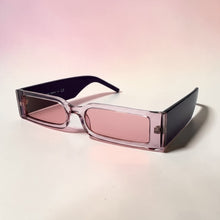 Space Futuristic Robotic Cyclops Modern Contemporary SUNGLASSES Sleek Pink Frame 9262