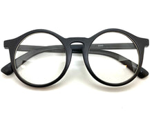 Classic Vintage Retro Style Clip On SUNGLASSES Round Black Frame 6442