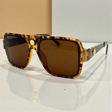 Classic Vintage Retro Luxury Hip Hop Rapper Style SUNGLASSES Large Tortoise & Gold Frame 3078
