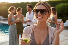 Classy Trendy Bold Modern Retro Shield Style SUNGLASSES Black Frame - Gradient Lens 5399