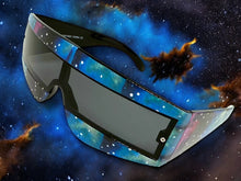 Space Futuristic Robotic Cyclops Shield Costume Party SUNGLASSES Galaxy Frame K019