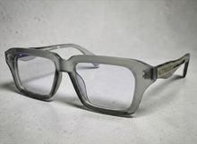 Classic Vintage Retro Style Clear Lens Blue Light Block Computer EYEGLASSES Gray Frame 2037