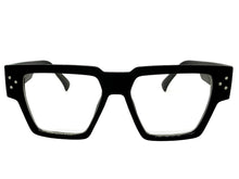 Classic Vintage Retro Style Clear Lens EYEGLASSES Thick Square Black Frame 540763