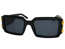 Classic Hardcore Biker Gangster Style LOCS SUNGLASSES Large Thick Black Frame - Dark Lens 91336