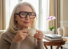 Classy Elegant Modern Retro Style Clear Lens EYEGLASSES Thick Geometric Optical Frame 6191
