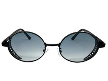 Classic Elegant Vintage Retro Style SUNGLASSES Oval Gold Frame - Light Gradient Lens 27740