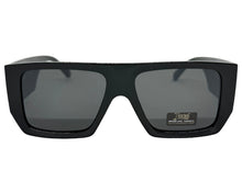 Classic Hardcore Biker Gangster Style LOCS SUNGLASSES Large Super Thick Black Frame - Dark Lens 91301