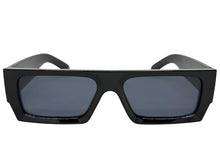 Classic Hardcore Biker Gangster Style LOCS SUNGLASSES X-Large Thick Black Frame - Dark Lens 91321