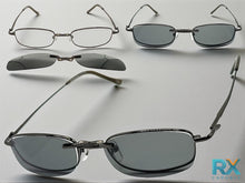 Classy Elegant Modern Style Optical EYEGLASSES Stainless Steel Frame with Magnetic Clip On DV016