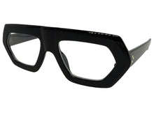Classy Elegant Modern Retro Style Clear Lens EYEGLASSES Black Geometric Optical Frame 6191
