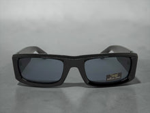 Classic Hardcore Biker Gangster Style LOCS SUNGLASSES Large Thick Black Frame - Dark Lens 91335