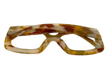 Oversized Classic Vintage Retro Style Clear Lens EYEGLASSES Thick Square Marble Frame 81218