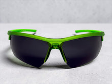 Classic Sporty Wrap Around Fishing Cycling POLARIZED Lens SUNGLASSES Semi Rimless Neon Green Frame 5124
