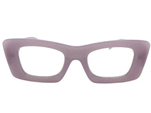 Exaggerated Classic Vintage RETRO Cat Eye Style READING GLASSES READERS Purple Frame - Lens Strength +1.75
