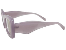 Exaggerated Classic Vintage RETRO Cat Eye Style READING GLASSES READERS Purple Frame - Lens Strength +1.75