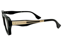 Classic Vintage Retro Style Clear Lens Blue Light Block Computer EYEGLASSES Black Frame 2037