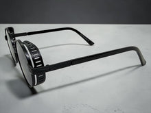 Classic Elegant Vintage Retro Style SUNGLASSES Oval Gold Frame - Dark Tint 27740