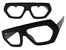 Classy Elegant Modern Retro Style Clear Lens EYEGLASSES Black Geometric Optical Frame 6191