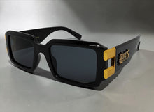 Classic Hardcore Biker Gangster Style LOCS SUNGLASSES Large Thick Black Frame - Dark Lens 91336
