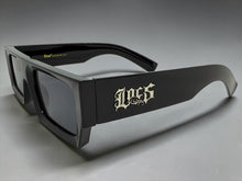 Classic Hardcore Biker Gangster Style LOCS SUNGLASSES X-Large Thick Black Frame - Dark Lens 91321