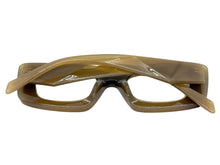 Exaggerated Classic Vintage RETRO Cat Eye Style READING GLASSES READERS Khaki Frame - Lens Strength +1.50