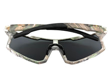 Military Tactical Hunting Fishing Wrap Around Safety SUNGLASSES Large Camouflage Frame - Dark Lens CAMO3