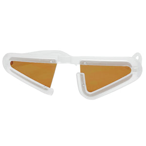 Contemporary Modern Retro Raver Party SUNGLASSES Funky Frosted Frame 1226