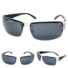 Classy Elegant Modern Contemporary Style SUNGLASSES Silver Frame E0942