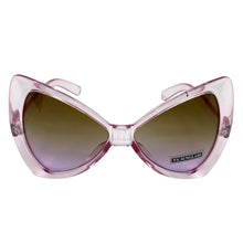 Oversized Retro Bow Shaped SUNGLASSES Large Pink Frame 6317