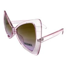 Oversized Retro Bow Shaped SUNGLASSES Large Pink Frame 6317