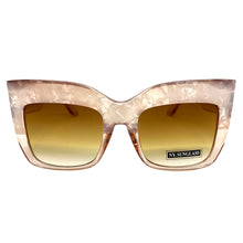 Oversized Exaggerated Retro Cat Eye Style SUNGLASSES Beige Frame 4745