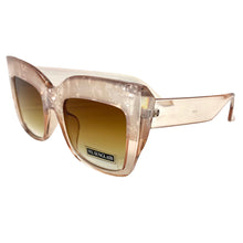 Oversized Exaggerated Retro Cat Eye Style SUNGLASSES Beige Frame 4745