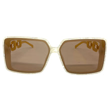 Classy Elegant Modern Retro Style SUNGLASSES Marble Frame E1820