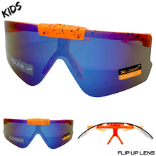 Kids Boys Retro Sporty Baseball Cycling Wrap Around Style SUNGLASSES Ages 6-12