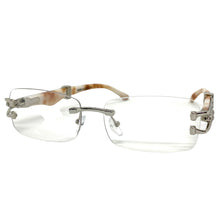 Men's Classy Elegant Luxury Retro Hip Hop Style CLEAR LENS EYEGLASSES Silver Frame E0925
