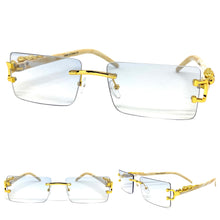 Classy Elegant Sophisticated Luxury Hip Hop Style SUNGLASSES Gold & Marble Frame E0961