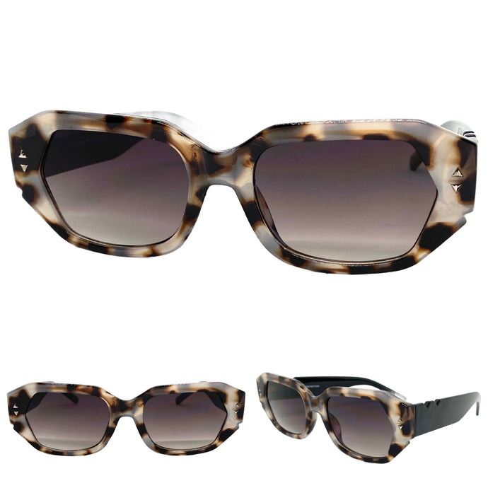 Classic Vintage Retro Style SUNGLASSES Leopard - Cheetah Frame 80538