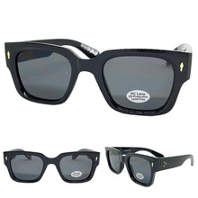 Classic Vintage Retro Style SUNGLASSES Thick Square Black Frame 5434